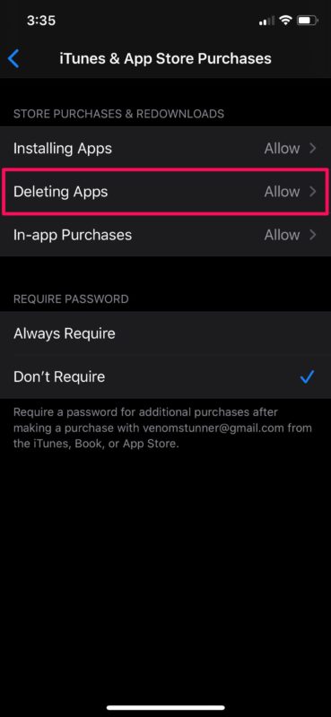 جلوگیری از حذف اپلیکیشنهای iphone