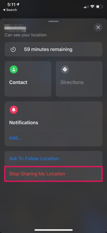 اشتراک گذاری لوکیشن توسط Find My در آیفون و آیپد