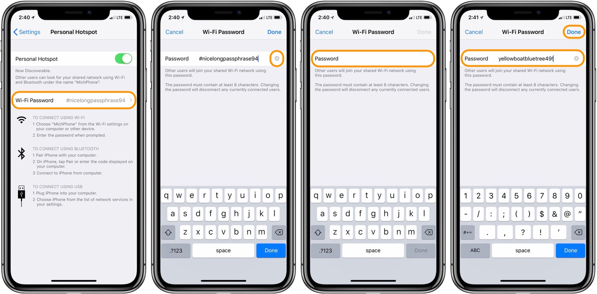 هات اسپات در آیفون