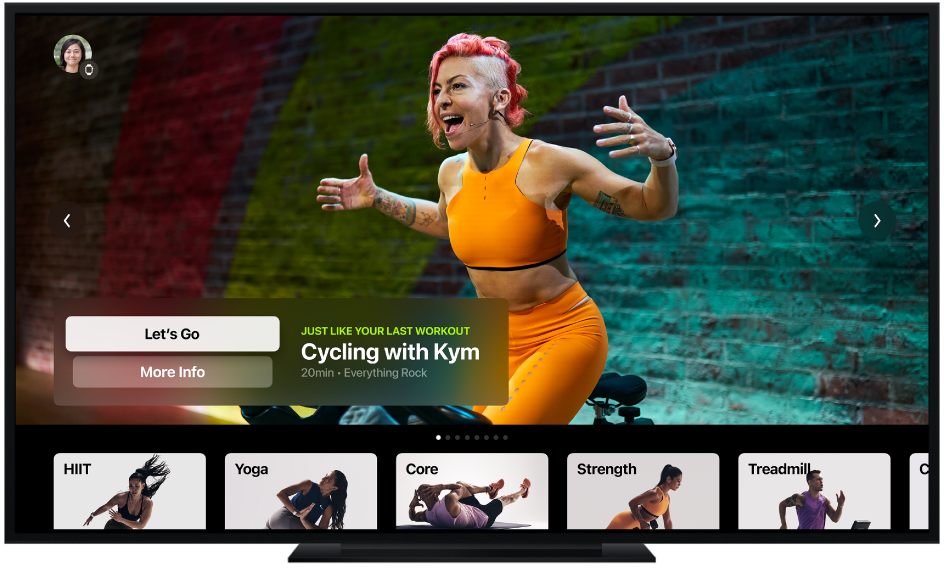 نحوهی تماشای +Fitness در Apple TV