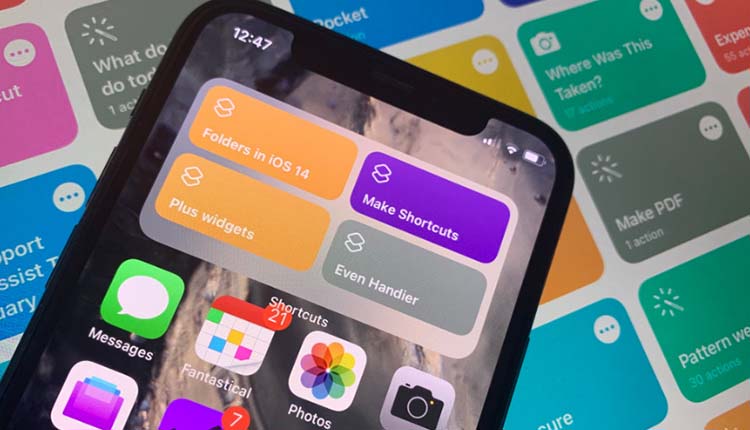 برنامه شورتکات در ios14