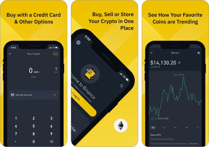 Binance مشهورترین اپلیکیشن ارز دیجیتال برای آیفون