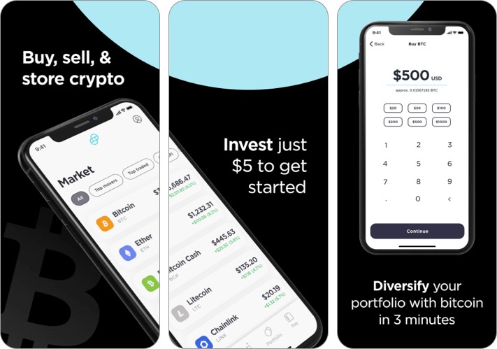 بهترین اپلیکیشن های ارز دیجیتال برای آیفون - Gemini