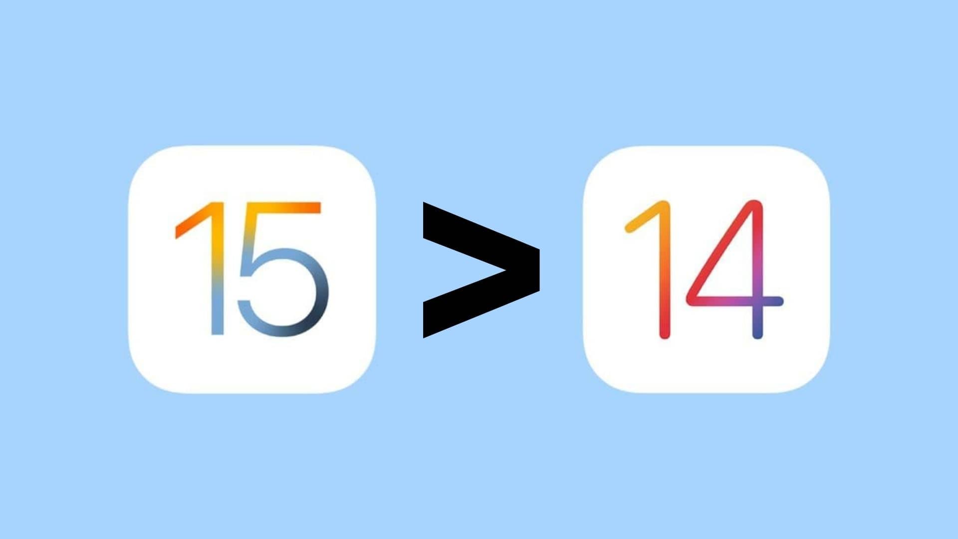 دانگرید ios 15 به ios14