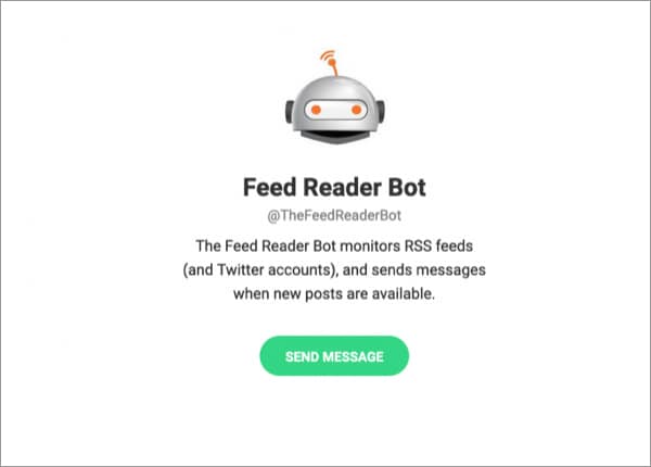 بات Feed Reader