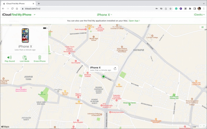 نحوه پاک کردن اطلاعات آیفون گمشده