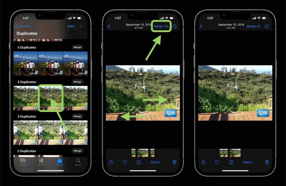 آموزش پاک کردن عکس های تکراری در iOS 16