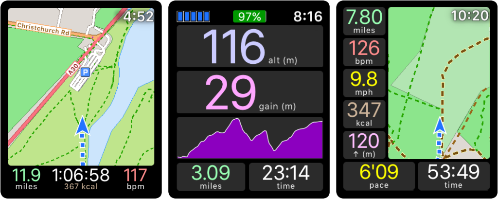 معرفی برنامه WorkOutDoors برای ذخیره آفلاین نقشه در apple watch