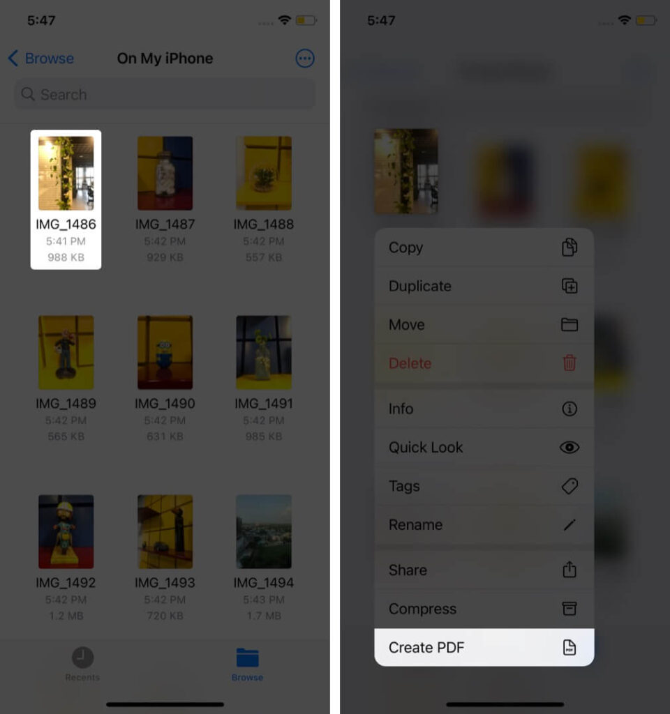 آموزش تبدیل تصاویر آیفون به فرمت PDF