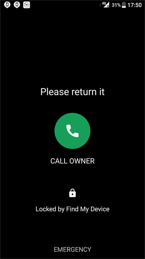 قفل کردن گوشی اندروید گم شده با find my device