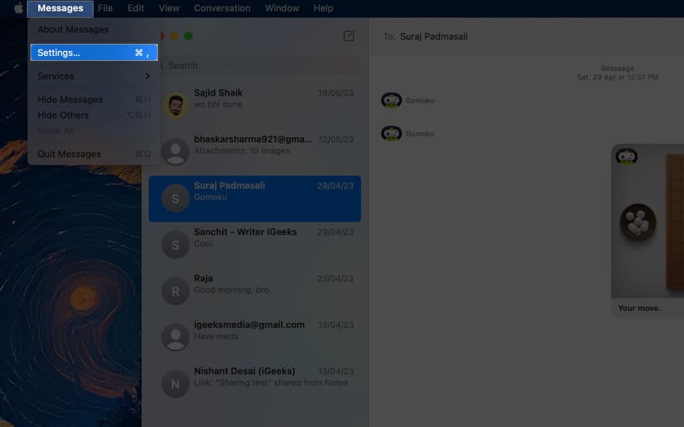 فعالسازی iMessage