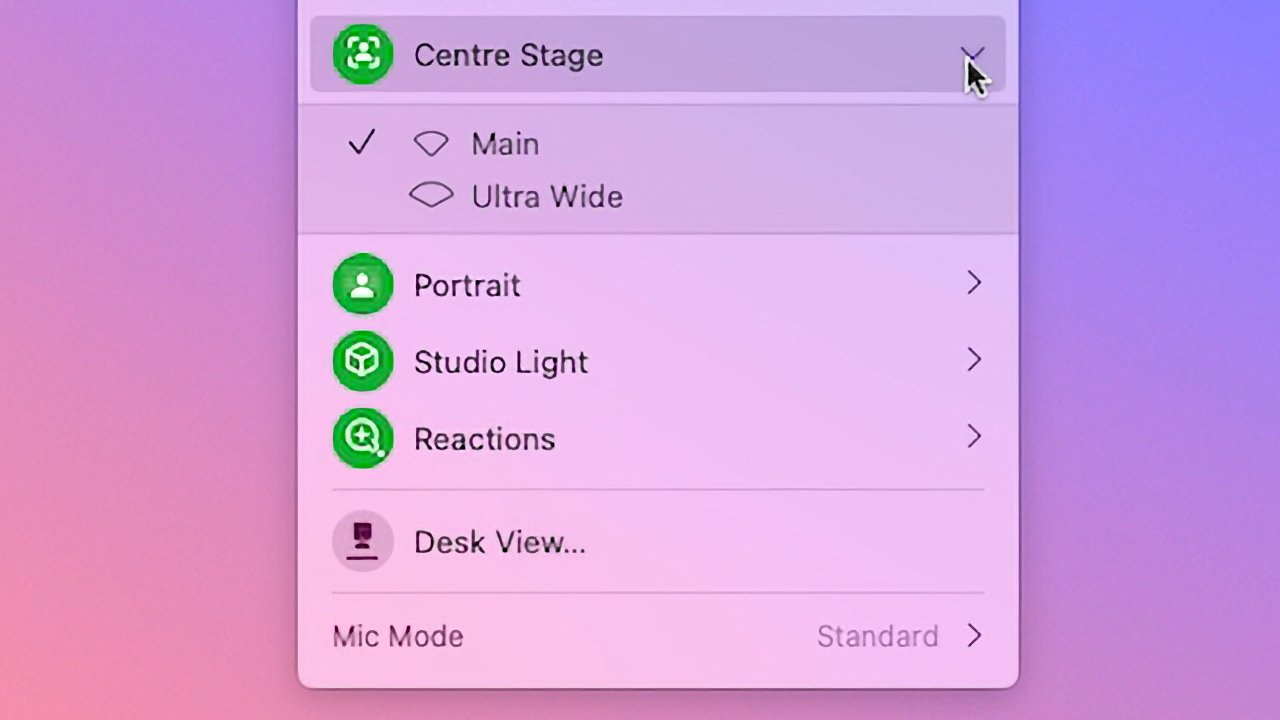نحوه راه اندازی Center Stage در macOS Sonoma