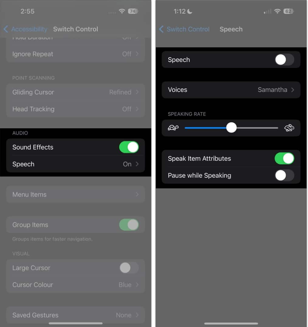 زبانه Sound Effects را فعال کنید
