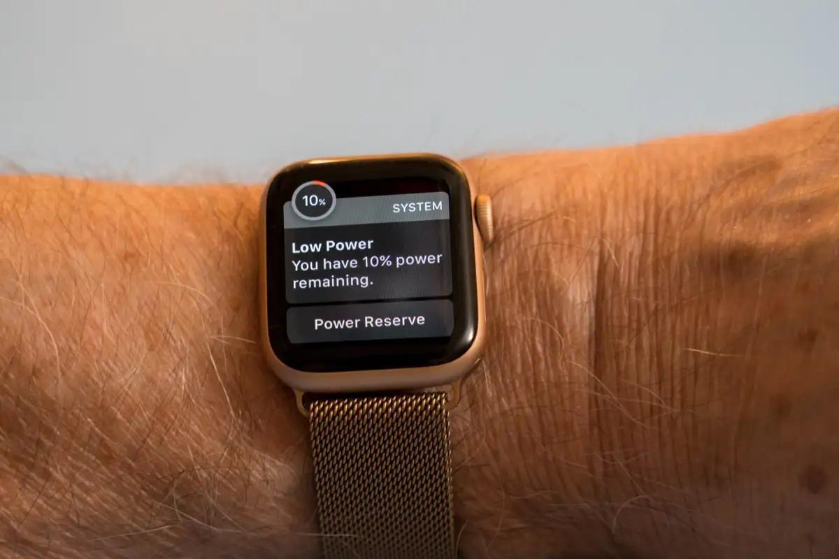 افت ناگهانی شارژ باتری Apple Watch