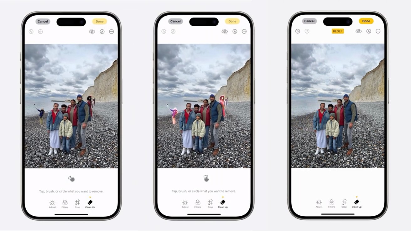 حذف اشیا از عکسها در iOS 18