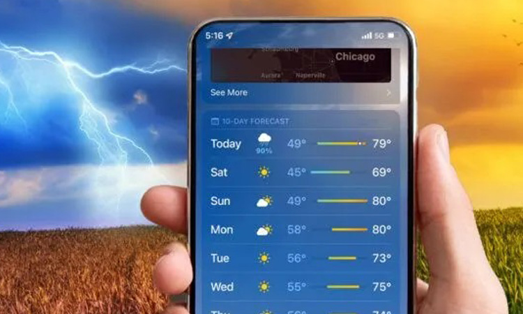 2 قابلیت جدید اپلیکیشن Weather در آی او اس 18