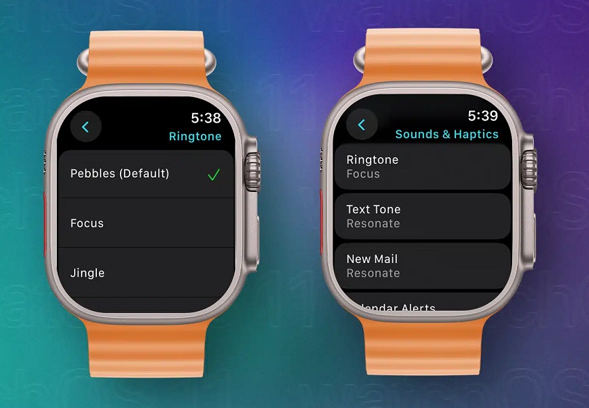 تغییر آهنگ زنگ اپل واچ در WatchOS 11