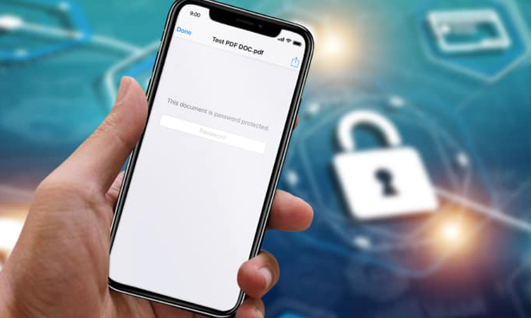 آموزش حذف رمز از فایل پی دی اف در آیفون، آیپد و مک