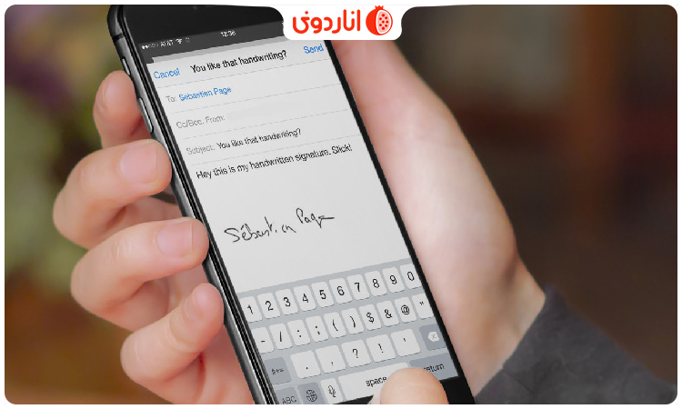 نحوه تغییر امضا در برنامه Mail در آیفون و آیپد